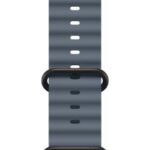 Apple Watch 49mm Anchor Blue Ocean Band - Black Titanium Finish