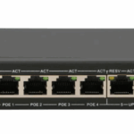 Extralink EUROS V2  PoE Switch  4x 100Mb/s PoE/PoE+ 2x RJ45 Uplink 100Mb/s 60W