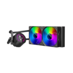 Cooler Procesor 1stPlayer Thunderstorm TS4 240-bk, display IPS, ARGB, compatibil AMD/Intel, negru
