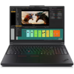 Laptop Workstation Lenovo ThinkPad P16 Gen 3, cu procesor Intel Core Ultra 9 275HX, 16'' OLED, 64 GB DDR5, 2 TB SSD, NVIDIA RTX PRO 5000 24GB GDDR7, Windows 11 Pro, 3 ani Garantie