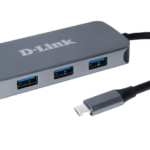 D-Link DUB-2335 6-in-1 USB-C Hub with HDMI, Gigabit Ethernet and power delivery, 1* USB-C connector, 1* HDMI Port, 3* USB Type- APort (USB 3.0), 1* Gigabit Ethernet, 1* USB-C powerdelivery.
