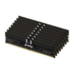 Memorie RAM Kingston DDR5 256GB, 8 x 32GB, 5600Mhz CL36 1.25V Fury Renegade PRO Black XMP
