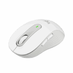 Mouse wireless Logitech Signature M650, rezolutie 2000 DPI, dimensiuni 10.71 x 6.18 x 3.78 cm, alb