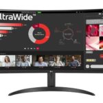 Monitor LG 34" 34WR50QK-B.AEU, Curvature: 1800R, Diagonal (inch): 34, Diagonal (cm): 86, Aspect ratio: 21:9, Panel: VA, Resolution: 3440x1440, Refresh Rate: 100Hz, Response time GtG: 5ms, Brightness (max): 300 cd/m², Contrast (static) : 3000:1, Viewing angle: 178°/178°, Color Gamut Type: sRGB, Color