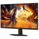 Monitor AOC 23.8" Q24G4RE, Diagonal (inch): 23.8, Diagonal (cm): 60, Aspect ratio: 16:9, Panel: IPS, Resolution: 2560x1440, Refresh Rate: 180Hz, Response time GtG: 1ms, Response time MPRT: 0.5ms, Brightness (max): 300 cd/m², Contrast (static) : 1000:1, Viewing angle: 178/178, Color Gamut Type
