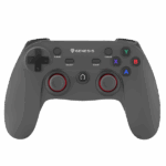 Controller wireless Genesis Mangan PV56, interfata 2.4 GHz, numar butoane 12, capacitate baterie 600 mAh, compatibilitate PC, PS3, negru