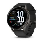Garmin Venu 4. Display diagonal: 3.56 cm (1.4"), Display technology: AMOLED, Display resolution: 454 x 454 pixels, Touchscreen. Flash memory: 8 GB. Wi-Fi. GPS (satellite). Weight: 38 g. Band material: Silicone, Band colour: Black