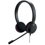 Casti Head-band JABRA Evolve 20 MS Stereo, Cu fir, Negru