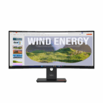 Monitor  Lenovo ThinkVision T34WD-40; 34"VA, WQHD (3440x1440), 21:9, Brightness: 300 cd/m², Contrast ratio: 3000:1, Response time: 4ms GtG (Extreme mode) / 6ms GtG (Typical mode), Dot / Pixel Per Inch: 110 dpi, Color Gamut: 99% sRGB, 99% BT.709, View angle: 178° / 178°, Stand: Tilt, Swivel, Height