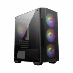 Carcasa MSI MAG Forge M100A, RGB, Micro Tower, Black