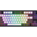 Tastatura Mecanica Gaming HATOR Skyfall Pro Wireless 80, RGB, Wireless, Gri