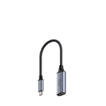 CUDY USB-C To 4K@60Hz HDMI adapter, Host: USB-C, 1 x HDMI 4K@60Hz, Aluminum alloy, compatible with MacBook, Mac Pro, Mac mini, iMac, Surface Pro, XPS, Flash Drive, Mobile HDD