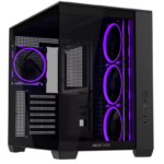 Carcasa ASUS A32 Plus TG ARGB, Mid Tower, Black