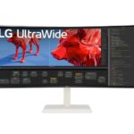 Monitor Consumer LG 38BR85QC-W, 37.5", 3840 x 1600 pixeli, White, 2 ani Garantie