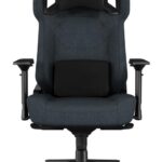 Scaun gaming Genesis Nitro 800, material textil, reglabil pe inaltime, greutate maxima suportata 150 kg, inaltime scaun reglabil 47 - 53 cm, spatar ajustabil 135°, dimensiuni roti 60mm,  echipat cu piston cu gaz clasa 4, manere 4D, negru