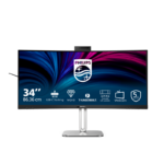 Monitor Philips 34" 34B2U6603CH/00, Curvature: 1500R, Diagonal (inch): 34, Diagonal (cm): 86, Aspect ratio: 21:9, Panel: VA, Resolution: 3440x1440, Refresh Rate: 120Hz, Response time GtG: 4ms, Brightness (max): 500 cd/m², Contrast (static) : 4000:1, Contrast (dynamic): 50M:1, Viewing angle: 178/178