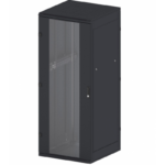 Rack de podea 19 Triton 37U 600x600mm usa fata sticla panouri laterale/spate detasabile sectiuni pentru ventilatie activa, sectiuniacces cabluri sus/jos/spate IP20 negru