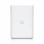 Ubiquiti U7-PRO WI-FI 7 Wall Access Point, Dimensiuni: 150 x 103 x 36 mm, Polycarbonat, aluminiu, Interfata: 1 x 1/2.5 GbE RJ45 port, Alimentare PoE+, Standarde wireless: 802.11a/b/g/n/ac/ax/be (WiFi 6/6E, WiFi 7), 300+ clienti. Tri-band 2.4 GHz 688 Mbps, 5 GHz 4300 Mbps, 6 GHz 5700 Mbps