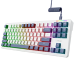 Tastatura Mecanica Gaming Trust GXT 872 Xyra, RGB, USB, alb