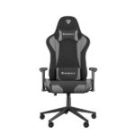 Scaun gaming Genesis Nitro 440 G2, material Synthetic PU + Textil, reglabil pe inaltime, greutate maxima suportata 120 kg, inaltime scaun reglabil 45- 52 cm, sezut si spatar textil ajustabil 150°, dimensiuni roti 60mm,  negru/gri