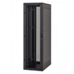 Rack de podea 19 Triton 42U 600x800mm usa fata metal perforat panouri laterale/spate detasabile sectiuni pentru ventilatie activa, sectiuniacces cabluri sus/jos/spate, picioare reglabile IP20 negru