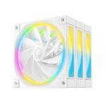 Ventilatoare DEEPCOOL FL12R-3in1 120mm, CFM 55, presiune 2.59 mmAq, viteza de rotatie 500-2100 RPM +/- 10%, alb