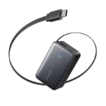 Acumulator extern Anker Nano 10K 45W cablu USB-C retractabil Negru