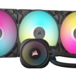 Cooler Procesor CORSAIR iCUE LINK TITAN 420 RX RGB AIO Liquid NEGRU, marime radiator 452mm, 3 ventilatoare ARGB, Viteza ventilatoare 300-1700 RPM +/- 10%, Suport AMD: AM4/AM5, suport INTEL: LGA 1851/1700, Airflow: 17.9-94.7 CFM