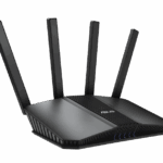 Router Asus Dual-Band RT-BE58U, WIFI-7, Standarde wireless: IEEE 802.11a, IEEE 802.11b, IEEE 802.11g, WiFi 4 (802.11n), WiFi 5 (802.11ac), WiFi 6 (802.11ax), WiFi 7 (802.11be), IPv4, IPv6, Segment Produs: BE6800, Viteza wireless: 688+2882 Mbps, 4 x antene externe, Procesor: 2.6GHz quad-core