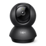 Pan/Tilt Home Security Wi-Fi Camera SPEC:2K (2304x1296), 2.4 GHz, Horizontal 360º FEATURE: Pan/Tilt, Smart Detection and Notifications (motion, people, baby crying), Motion Tracking, Sound and Light Alarm, Remote Control, Two-Way Audio, Voice Control (Works with Google Assistant and Alexa), Local