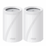 BE11000 Whole Home Mesh Wi-Fi 7 System(Tri-Band) SPEED: 688 Mbps at 2.4 GHz + 4324 Mbps at 5 GHz + 5765 Mbps at 6 GHz SPEC: Internal Antennas, 2 × 5 Gigabit Ports + 1 × 2.5 Gigabit Port (WAN/LAN auto-sensing), 1× USB Port, 240MHz for 5 GHz and 320MHz