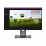 Monitor  Lenovo ThinkVision P27Q-40; 27"IPS, QHD (2560x1440), 16:9, Brightness: 350 cd/m², Contrast ratio: 1500:1, Response time: 4ms GtG (Extreme mode) / 6ms GtG (Typical mode), Dot / Pixel Per Inch: 109 dpi, Color Gamut: 99% sRGB, 99% BT.709, 98% DCI-P3, View angle: 178° / 178°, Stand: Tilt