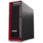 Desktop Workstation Lenovo ThinkStation P5 cu procesor Intel Xeon W3-2425 pana la 4.0 GHz, 64 GB DDR5, 1TB SSD, RTX 4000 Ada, Windows 11 Pro, Black, 3 ani Garantie