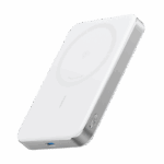 Acumulator extern magnetic wireless Anker MagGo, 10000 mAh, Ultra-Slim, Qi2 15W, alb