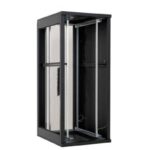Rack de podea 19 Triton 42U 800x800mm usa fata metal perforat panouri laterale/spate detasabile sectiuni pentru ventilatie activa, sectiuniacces cabluri sus/jos/spate, picioare reglabile IP20 negru
