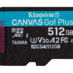 Card de memorie Kingston Canvas Go Plus MicroSD, 512 GB, Clasa 10