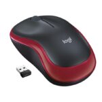Mouse Wireless Logitech Wireless Mouse M185, 1000 dpi, Rosu