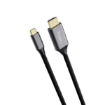 Cablu Trust Calyx USB-C - HDMI, lungime cablu 200 cm, gri-negru