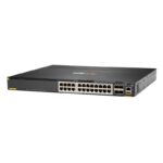 HPE Aruba Networking CX 6300M 24-port HPE Smart Rate 1/2.5/5GbE Class 6 PoE and 4-port SFP56 Switch - Image 2