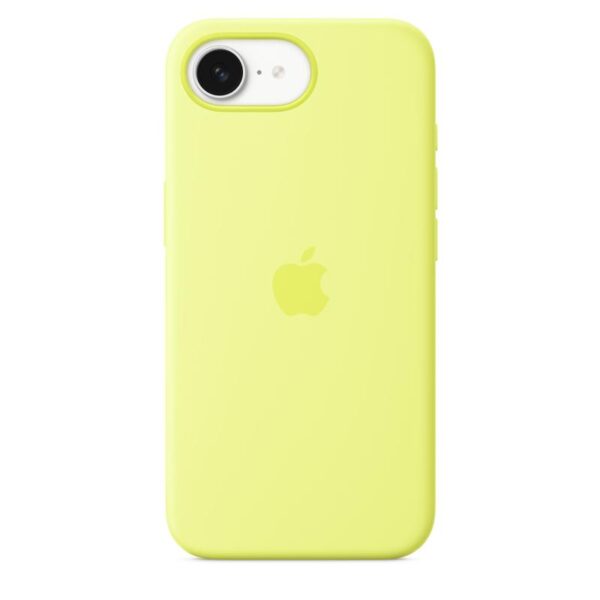 iPhone 16e Silicone Case - Neon Yellow