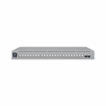 UBIQUITI UNIFI PRO MAX SWITCH 24-PORTPOE, interfata de retea (16) porturi GbE RJ45, (8) porturi 1/2,5 GbE RJ45, (2) porturi 10G SFP+, capacitate comutare 112 Gbps, AC/DC, internă, 450W, PoE disponibil 400W