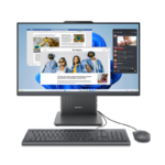 All-in-One Consumer Lenovo IdeaCentre AIO 24ARR9 cu procesor AMD AMD Ryzen 5 7535HS pana la 4.55 GHz, 24 inch, FHD, 16 GB, AMD Radeon 660M, FreeDos, Grey, 2 ani Garantie