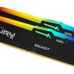 Memorie RAM Kingston FURY Beast RGB, 16GB DDR5, 6000MHz, CL36