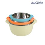 SET 3 CASEROLE TERMICE 2+4+6L,BELLY BEIGE, ART OF DINING BY HEINNER - Image 4