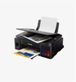Multifunctional inkjet color CISS Canon PIXMA G2410, dimensiune A4 (Printare, Copiere, Scanare), viteza 8.8 ipm alb-negru, 5 ipm color,rezolutie printare 4800x1200 dpi, imprimare fara margini, alimentare hartie 100 coli, scanner CIS rezolutie 600x1200 dpi, copier multipla 20copii, interfata: USB - Image 2