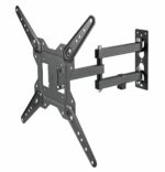 Suport TV Serioux LCD/LED, TV68-443, compatibilitate  dimensiune ecran 23"-55", material otel, VESA:100x100, 100x200, 200x100, 200x200, 300x200, 400x200, 300x300, 400x300, 400x400, greutate maximă suportata: 30 kg, profil: 60~382mm, inclinare: ＋3°～-10°, pivotare: +90°~-90°, management cabluri, negru - Image 3