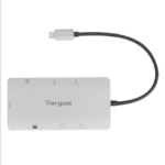 Targus Dock USB-C Dual HDMI 4K, 100W PowerDelivery Pass-Thru, 2x USB-A, 1x port fast charge, 1x SD/microSD, ethernet, gri - Image 2