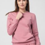 BLUZA COTON CASUAL FEMEI PINK-L