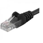 Patchcord UTP RJ45-RJ45 Cat.6 3m negru, UTP-6-3-BK, pachcord din cupru