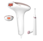 Epilator IPL PHILIPS Lumea Avanced BRI921/00, 250.000 impulsuri, 1 accesoriu, retea, alb-roz + Trimmer